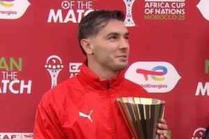 造点+破门！迪亚斯当选非洲杯揭幕战全场最佳球员